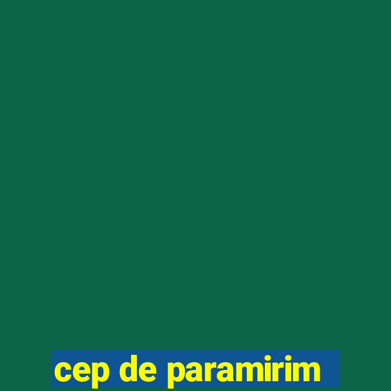 cep de paramirim