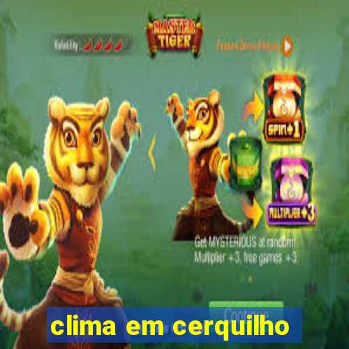 clima em cerquilho