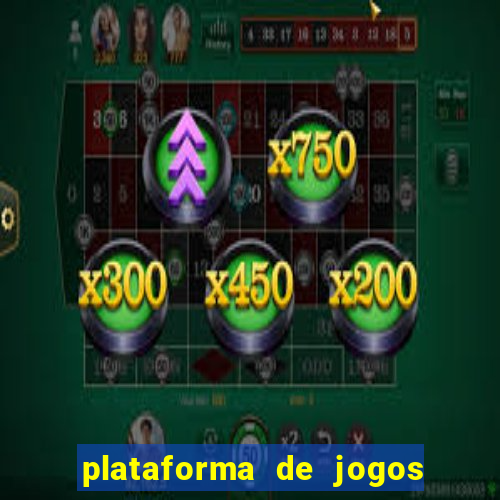 plataforma de jogos nova pagando