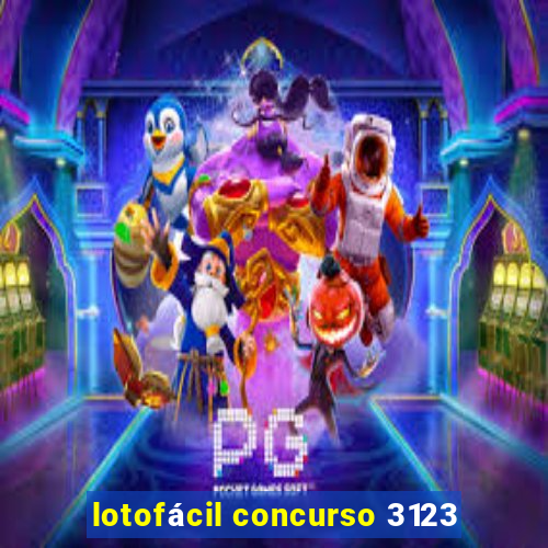 lotofácil concurso 3123