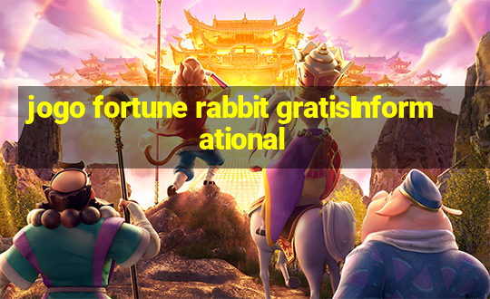 jogo fortune rabbit gratisInformational