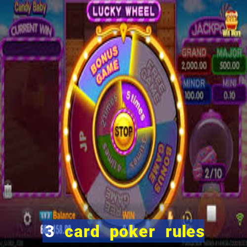 3 card poker rules in casino