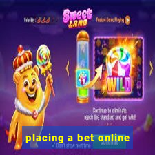 placing a bet online