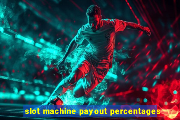 slot machine payout percentages