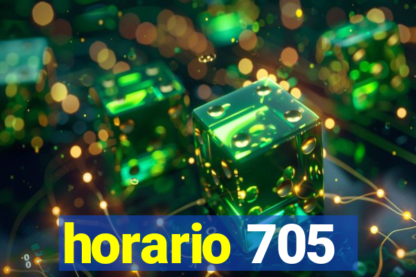 horario 705