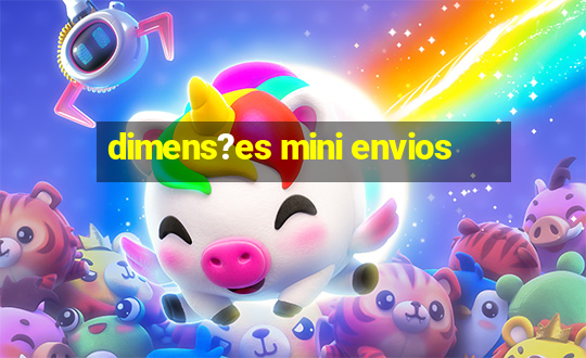 dimens?es mini envios