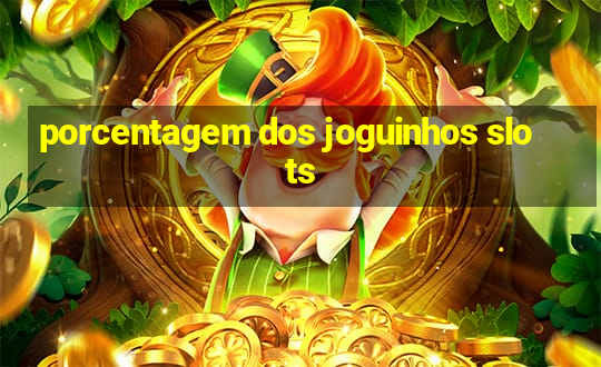 porcentagem dos joguinhos slots