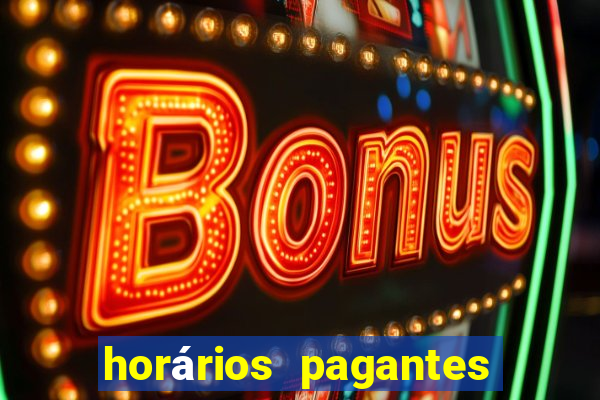 horários pagantes pg soft