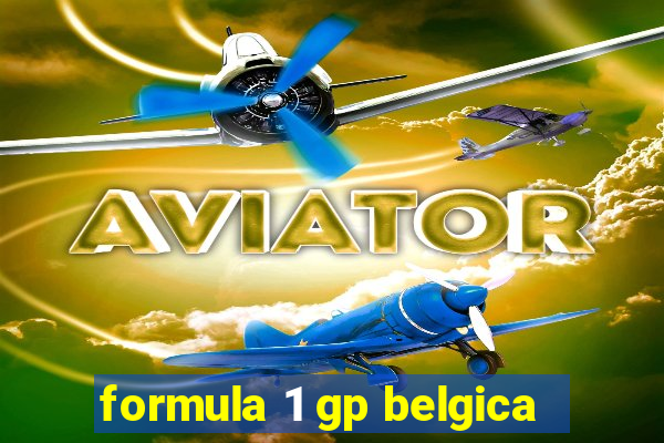 formula 1 gp belgica