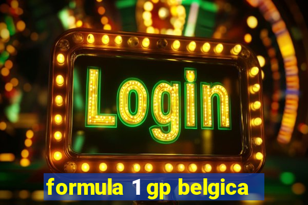 formula 1 gp belgica