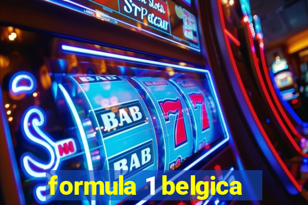 formula 1 belgica