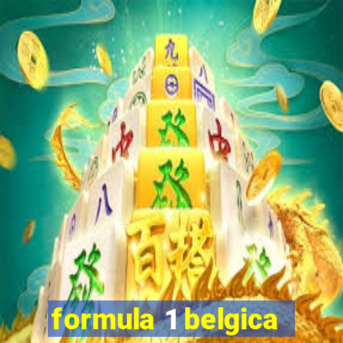 formula 1 belgica