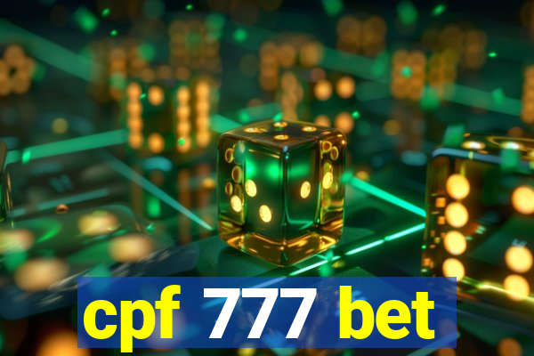 cpf 777 bet