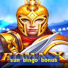 sun bingo bonus terms and conditions