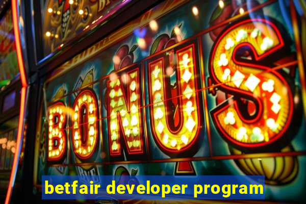 betfair developer program