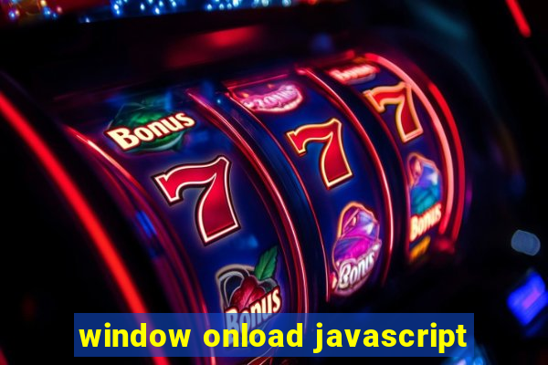 window onload javascript