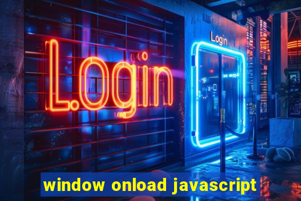 window onload javascript