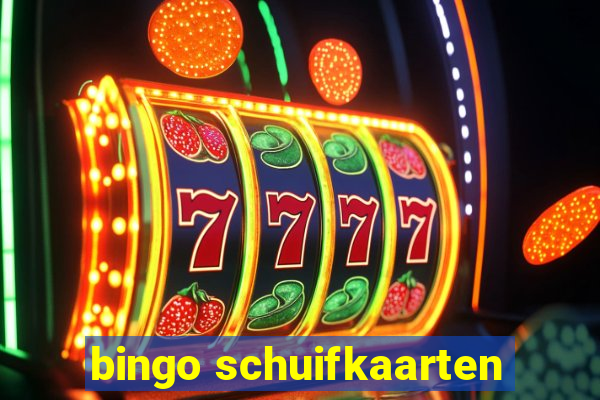 bingo schuifkaarten