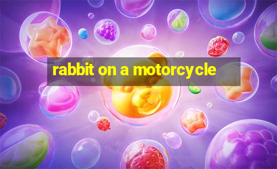 rabbit on a motorcycle