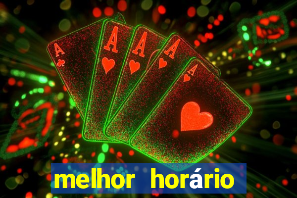 melhor horário para jogar fortune mouse a tarde