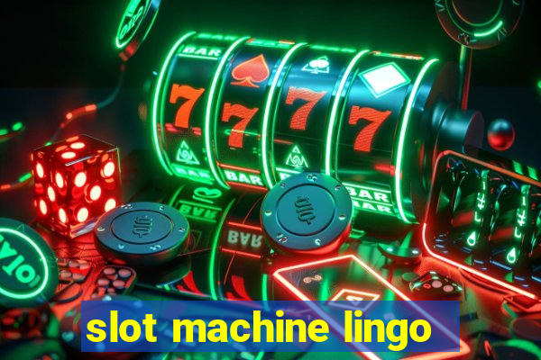 slot machine lingo