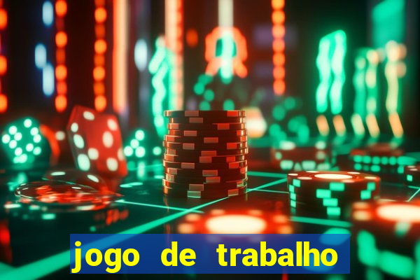 jogo de trabalho no escritório