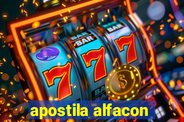 apostila alfacon