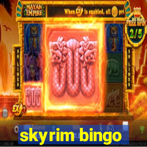 skyrim bingo