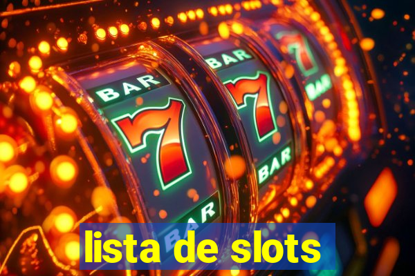 lista de slots