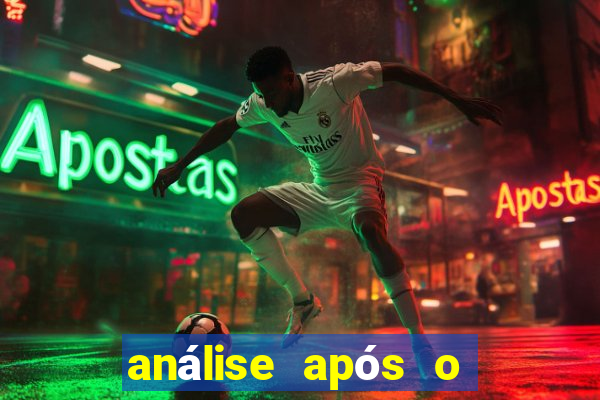 análise após o jogo de futebol