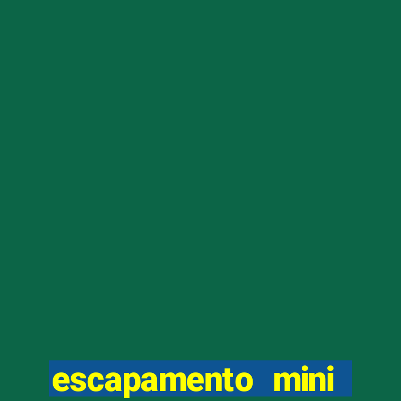 escapamento mini tri fortuna