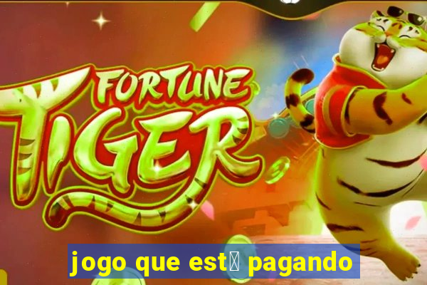 jogo que est谩 pagando