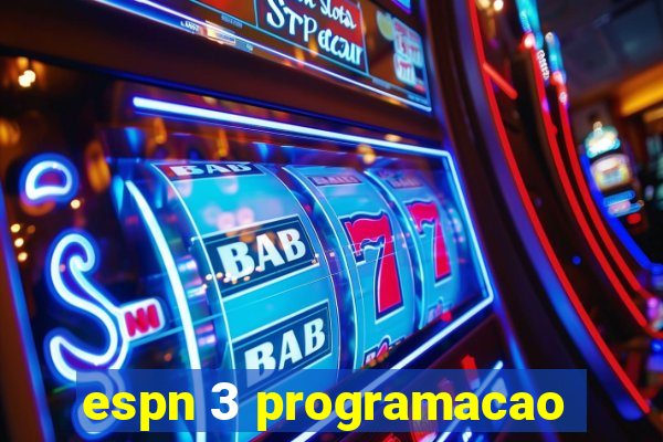 espn 3 programacao