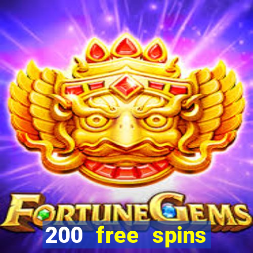 200 free spins online casino