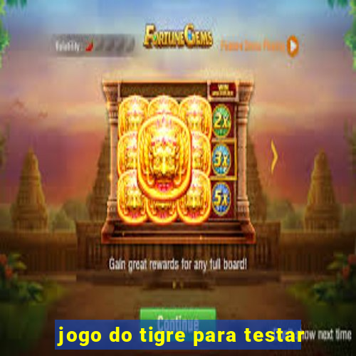 jogo do tigre para testar