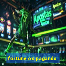 fortune ox pagando