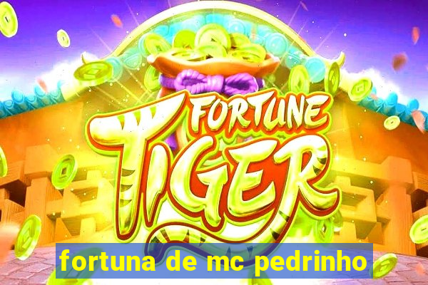 fortuna de mc pedrinho