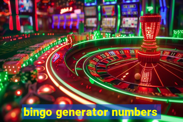 bingo generator numbers