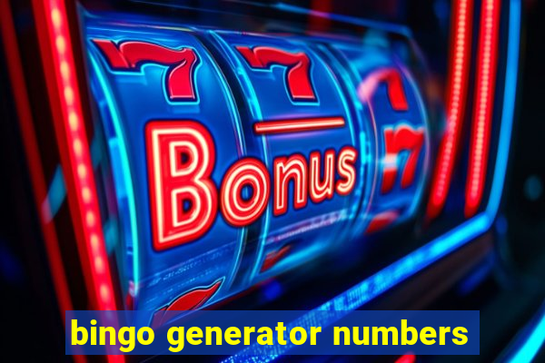 bingo generator numbers