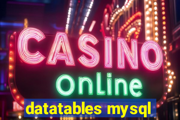 datatables mysql