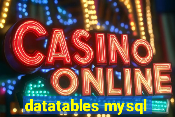 datatables mysql