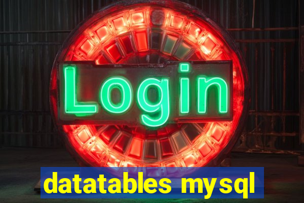 datatables mysql