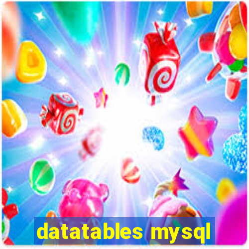 datatables mysql