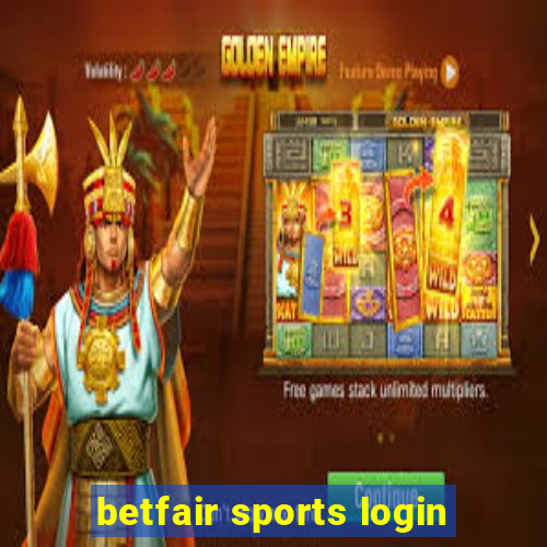 betfair sports login