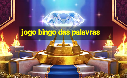 jogo bingo das palavras