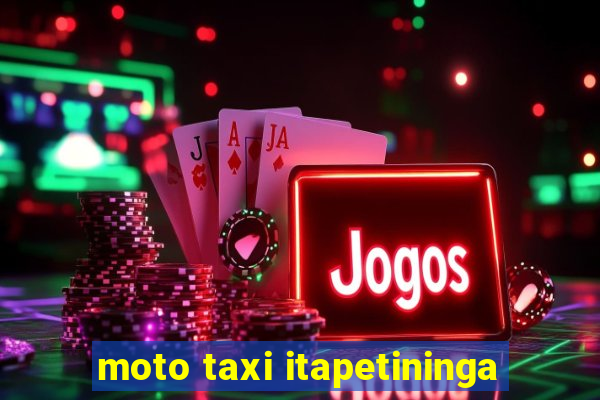 moto taxi itapetininga