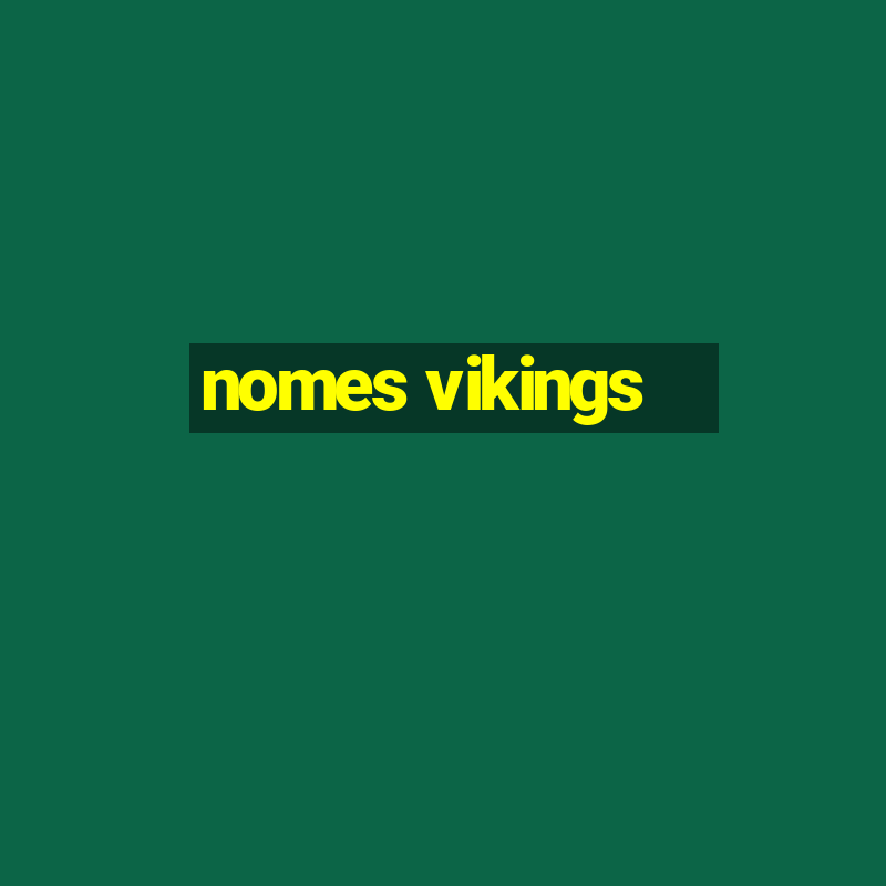 nomes vikings