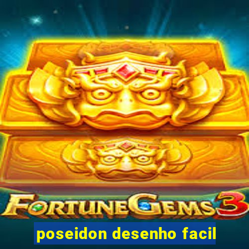 poseidon desenho facil