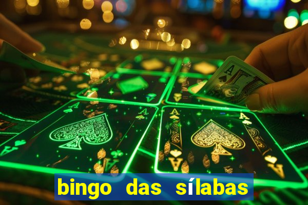 bingo das sílabas como jogar