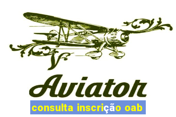 consulta inscrição oab